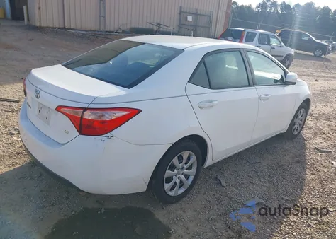 2018 Toyota Corolla Le from USA, damaged, VIN 2T1BURHE5JC988837
